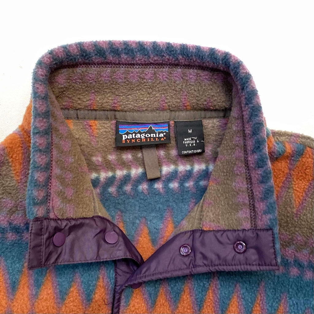 Vintage Patagonia Laughing Waters Snap-T Synchilla