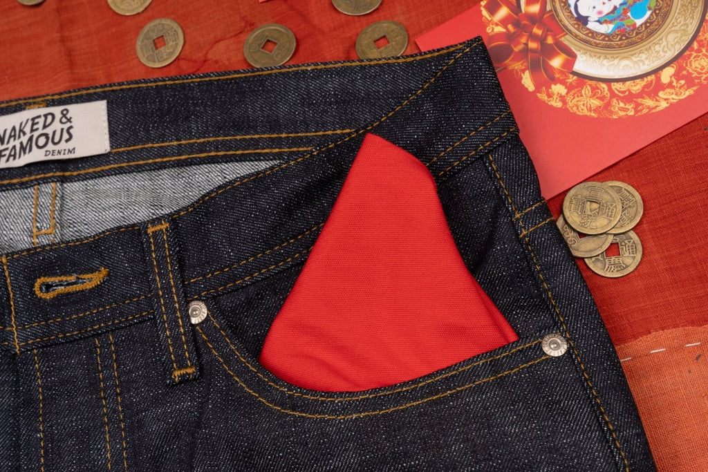 Naked & Famous Denim Chinese New Year Selvedge - Weird Guy Jeans