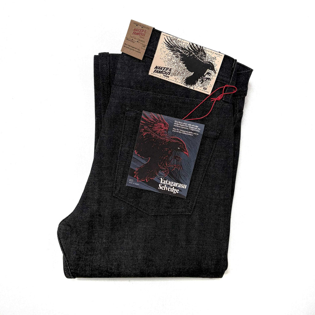 Naked and Famous Denim Yatagarasu Selvedge Weird Guy Jeans