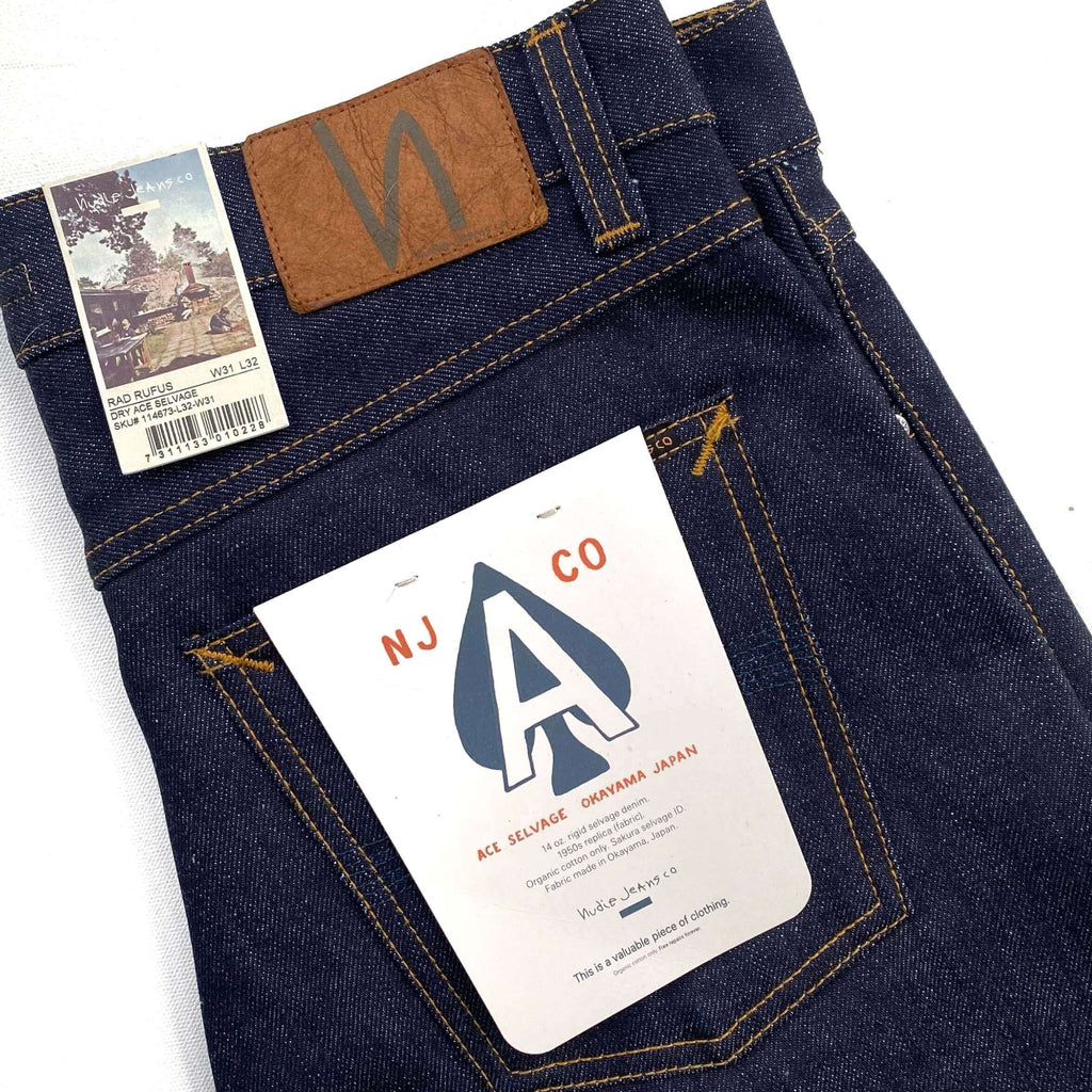 Nudie Jeans Rad Rufus Dry Ace Selvage Denim