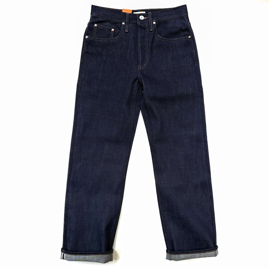 The Unbranded Brand UB721 21oz Indigo Selvedge Denim Wide Fit Jeans