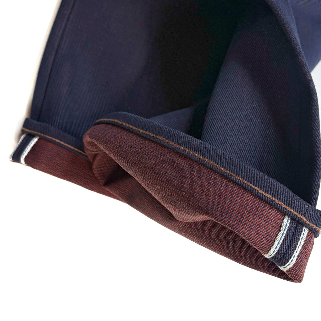 Unbranded Brand UB791 21oz Heavy Red Weft Selvedge Denim Wide Fit Jeans