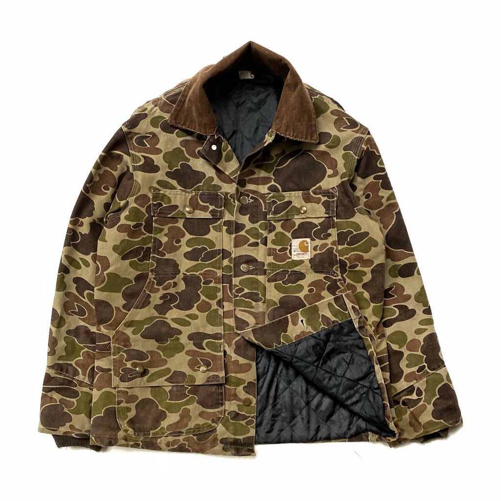 Vintage Carhartt Camo Hunting Double Front Coat