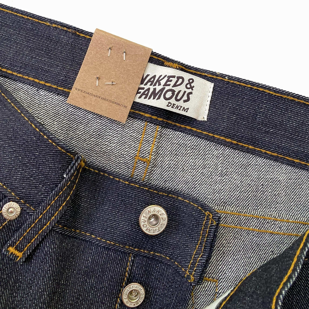Naked and Famous Left Hand Twill Selvedge Denim True Guy Jeans