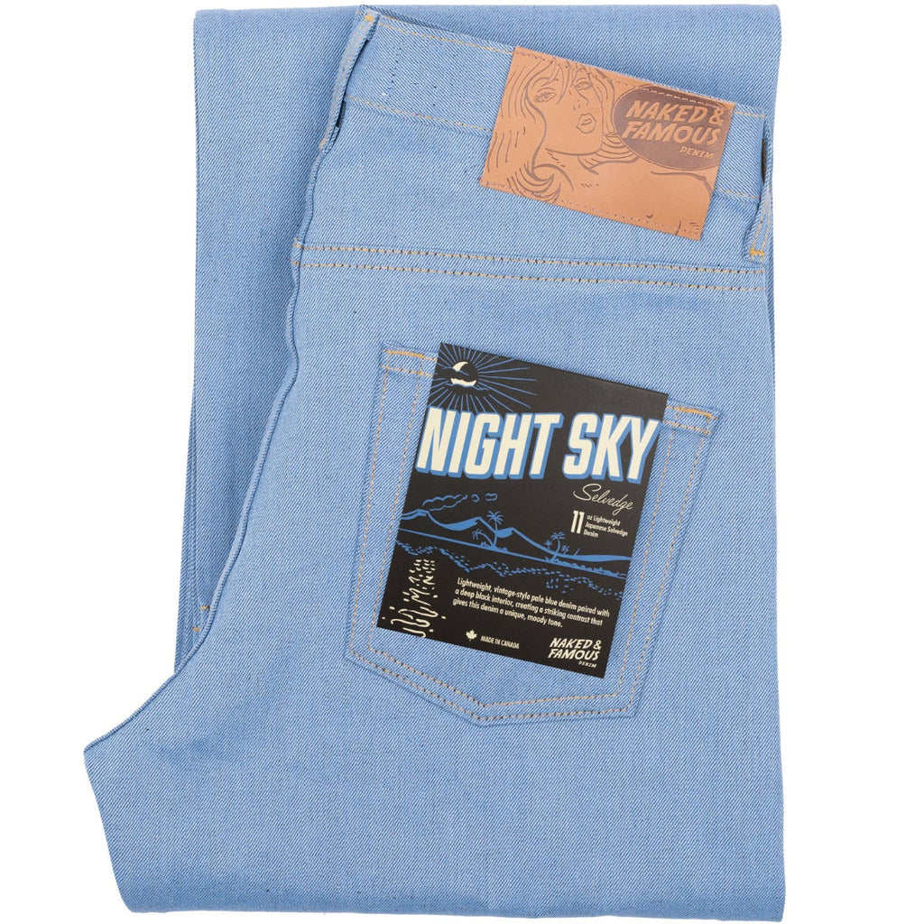 Naked & Famous Denim Night Sky Selvedge - Strong Guy Jeans