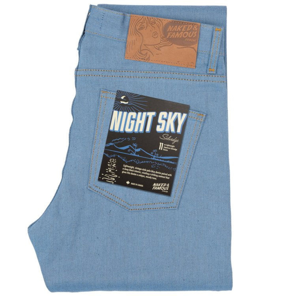 Naked & Famous Denim Night Sky Selvedge - Weird Guy Jeans