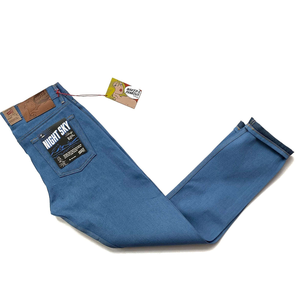 Naked and Famous Denim Night Sky Selvedge Weird Guy Jeans