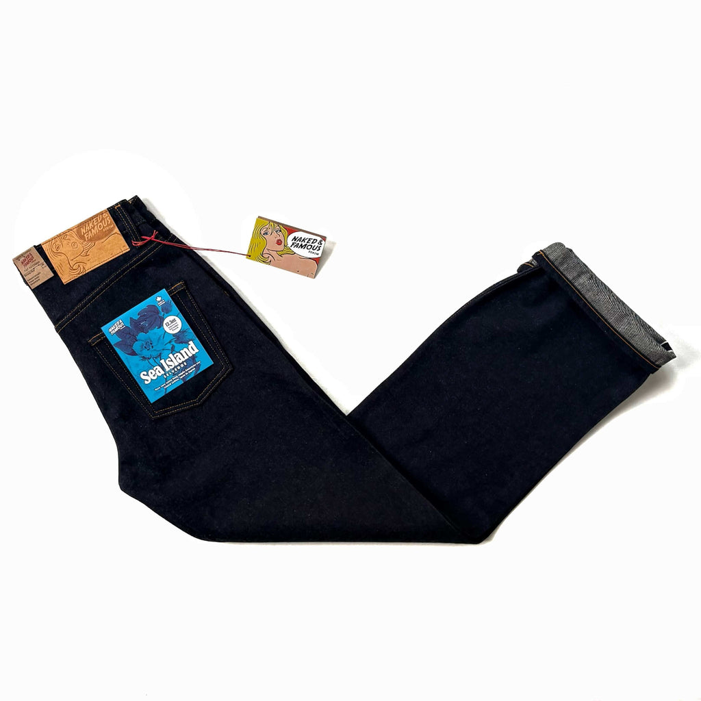 Naked and Famous Denim Sea Island Selvedge Strong Guy Jeans
