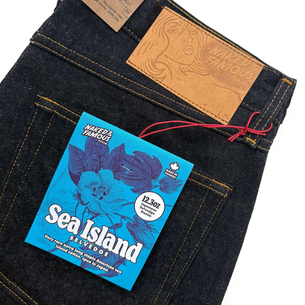 Naked and Famous Denim Sea Island Selvedge True Guy Jeans