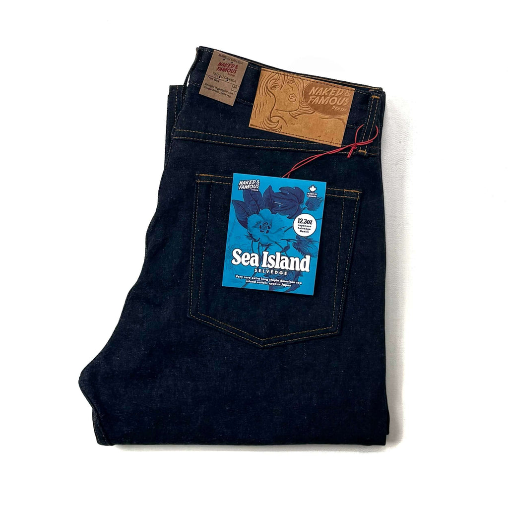 Naked and Famous Denim Sea Island Selvedge True Guy Jeans