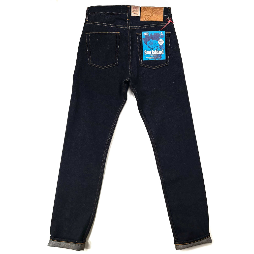 Naked and Famous Denim Sea Island Selvedge Weird Guy Jeans