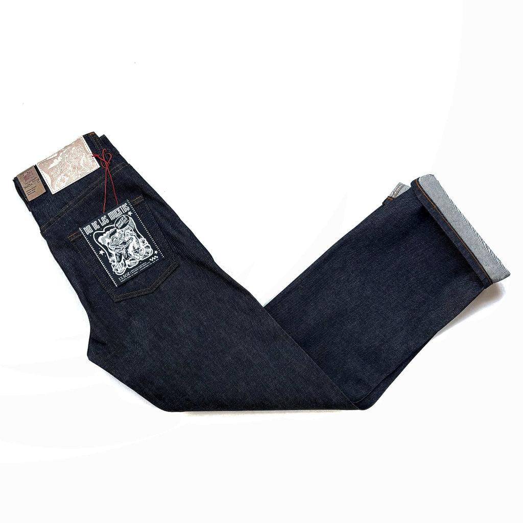 Naked & Famous Denim Dia De Los Muertos Selvedge Strong Guy Jeans