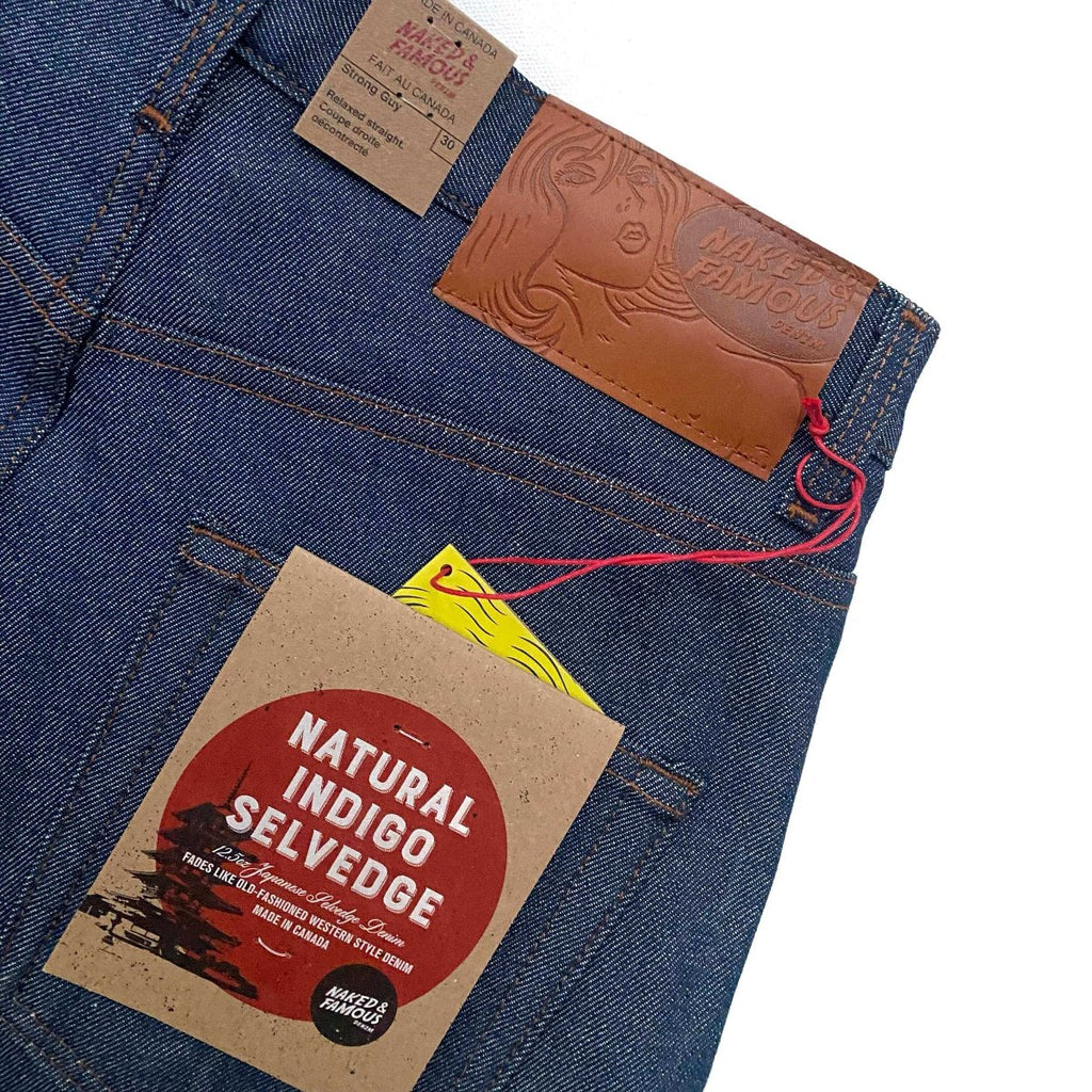 Naked & Famous Denim Natural Indigo Selvedge