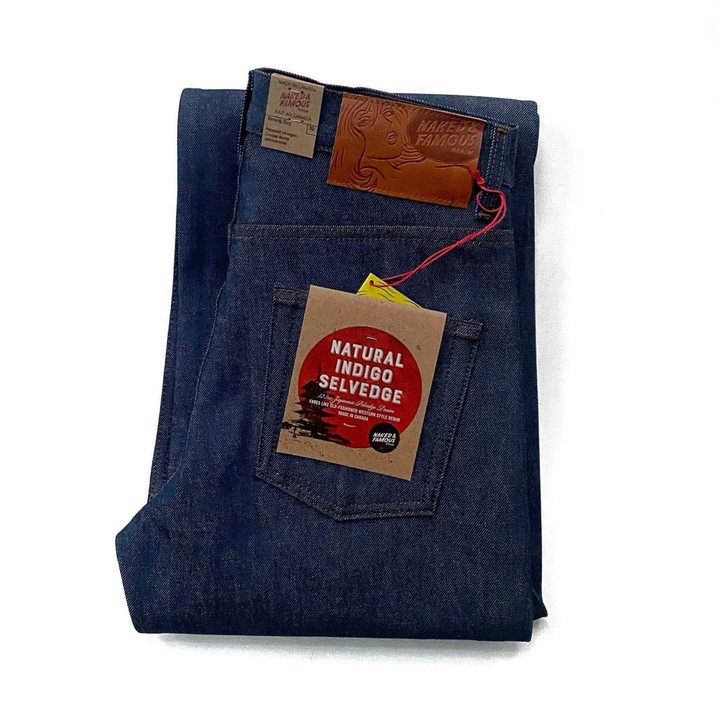 Naked & Famous Denim Natural Indigo Selvedge