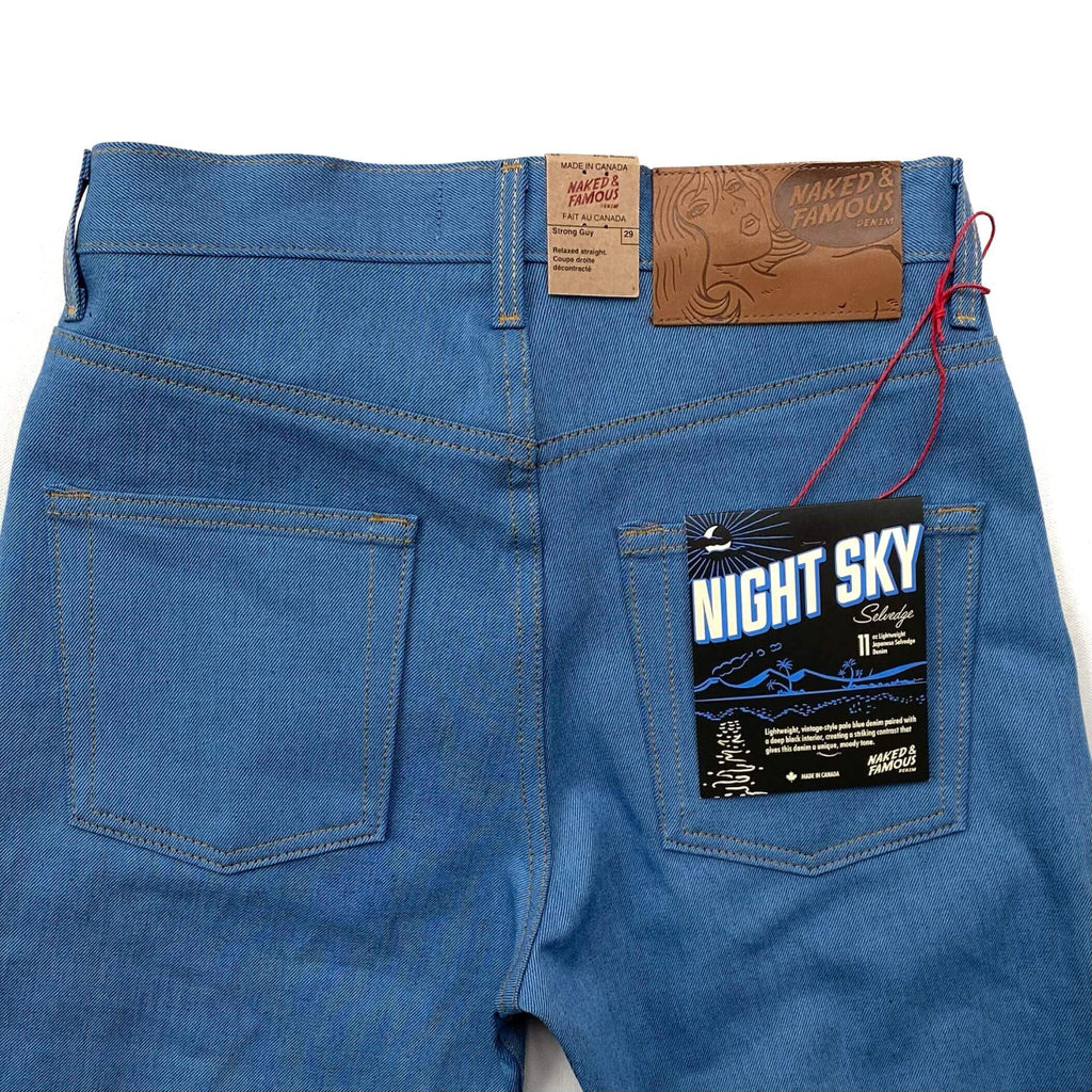 Naked and Famous Denim Night Sky Selvedge Strong Guy Jeans