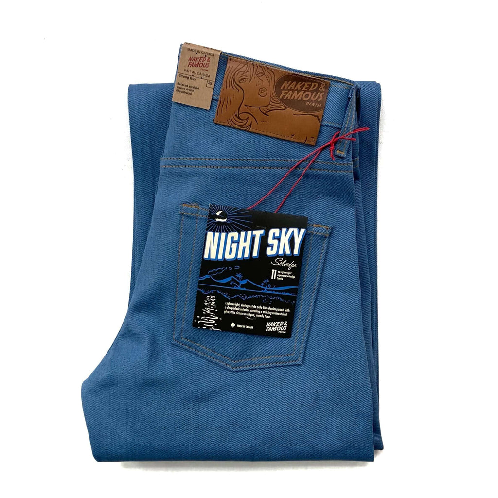 Naked and Famous Denim Night Sky Selvedge Strong Guy Jeans