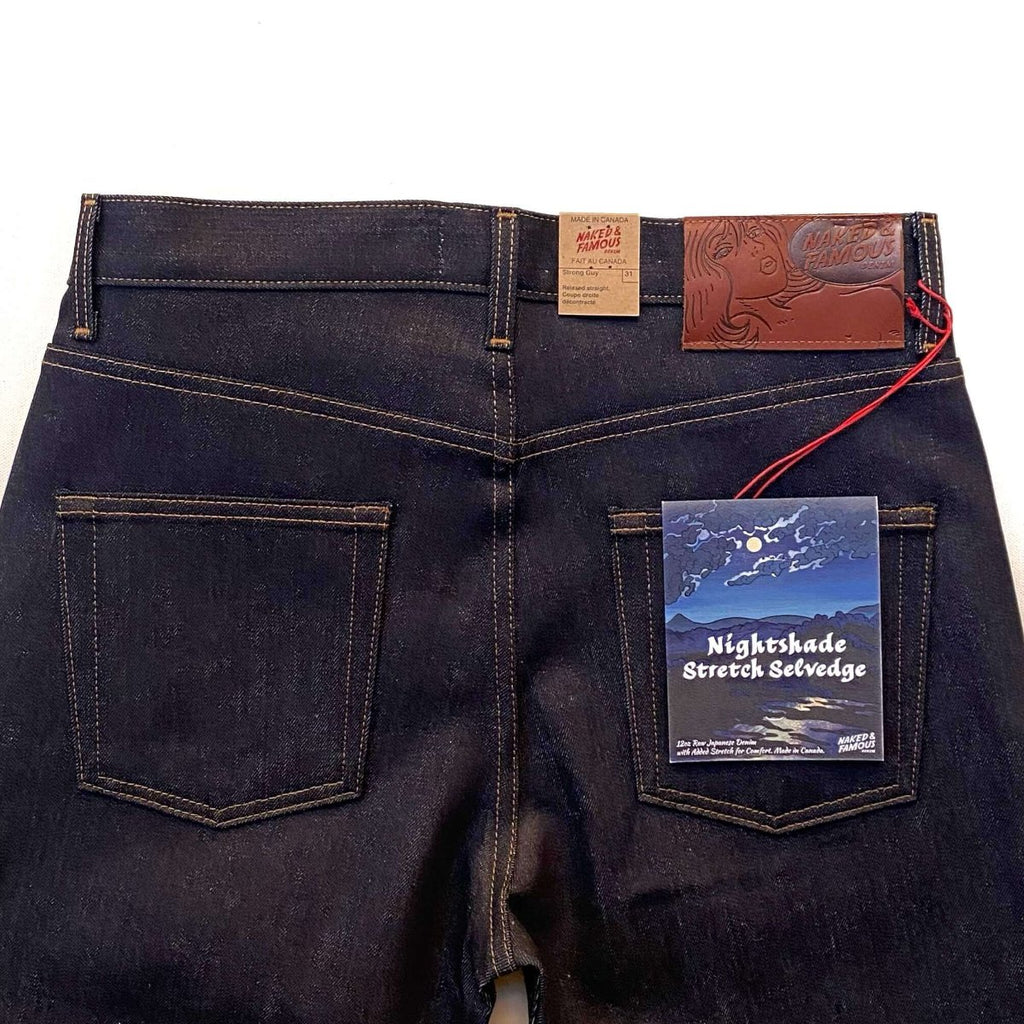 Naked and Famous Nightshade Stretch Selvedge Denim