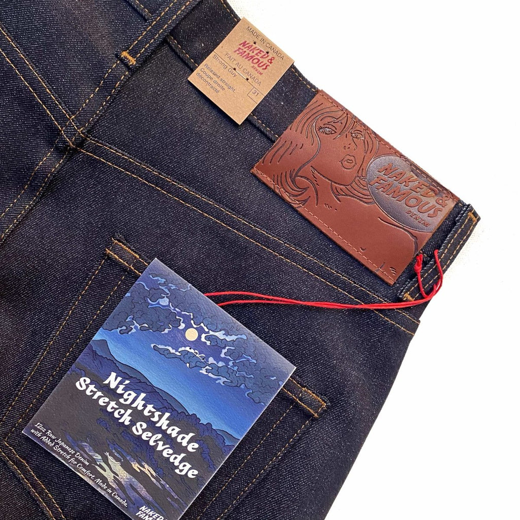 Naked and Famous Nightshade Stretch Selvedge Denim