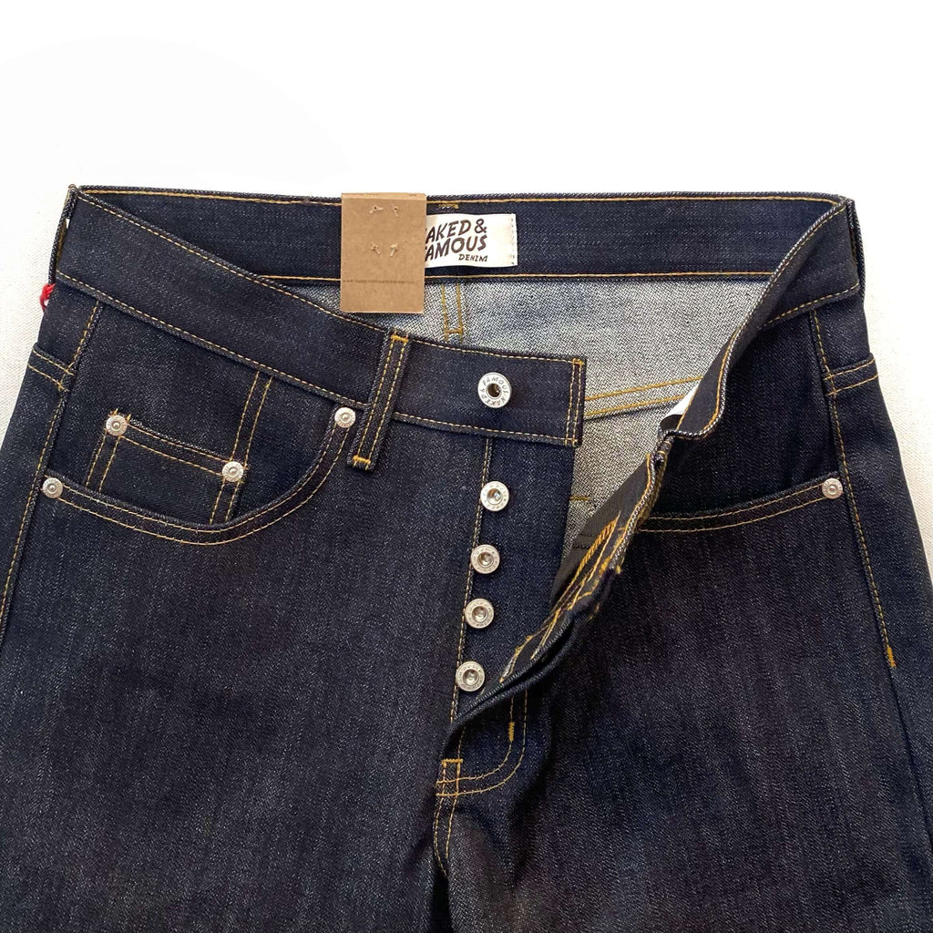 Naked and Famous Denim Offshoot Broken Twill Selvedge Strong Guy Jeans