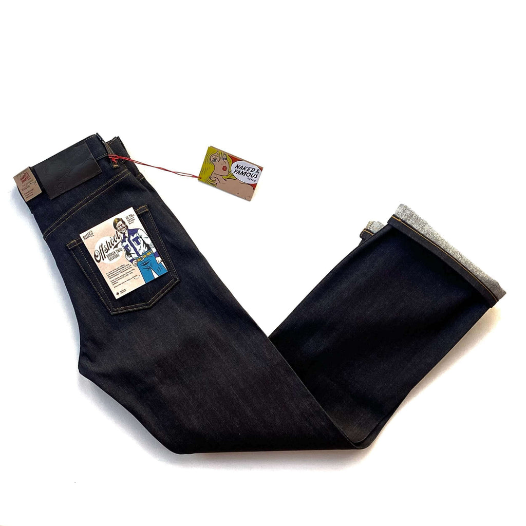 Naked and Famous Denim Offshoot Broken Twill Selvedge Strong Guy Jeans