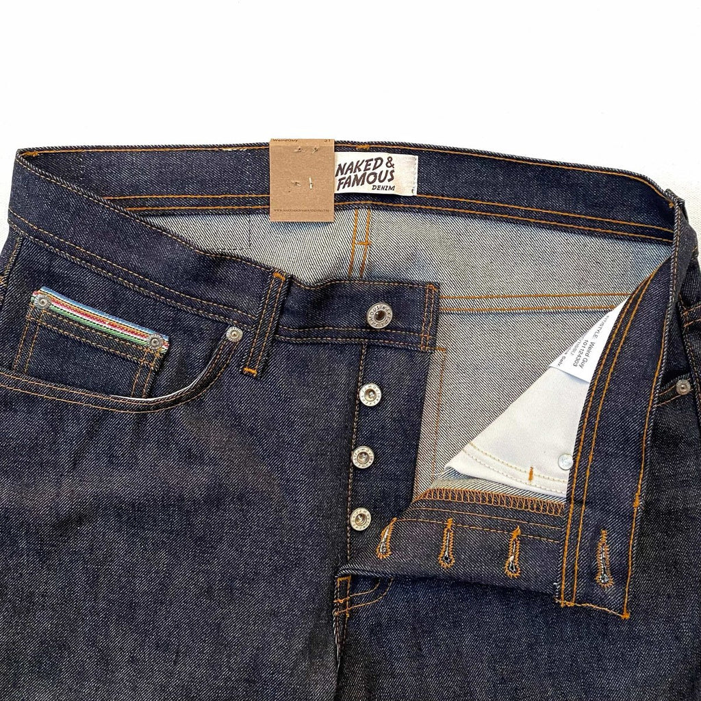 Naked and Famous Denim Dia De Los Muertos Selvedge