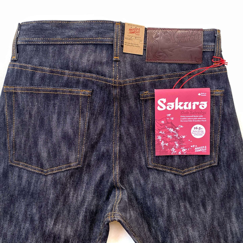 Naked & Famous Denim Sakura Slub Selvedge