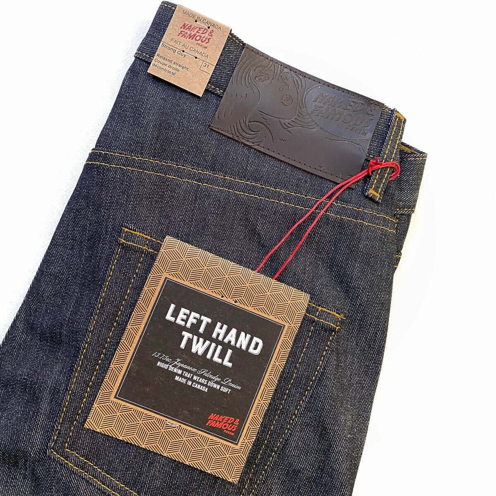 Naked and Famous Denim Strong Guy Left Hand Twill