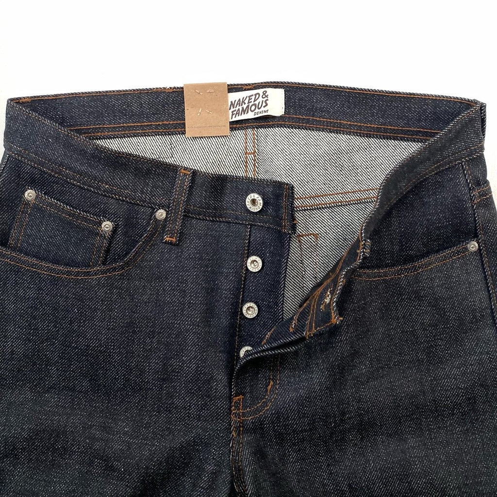 Naked and Famous Denim Weird Guy Elephant 13 Red Core Jeans