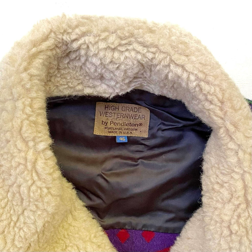 Vintage Pendleton Western Wear Wool Blanket Cloak Shaman Coat