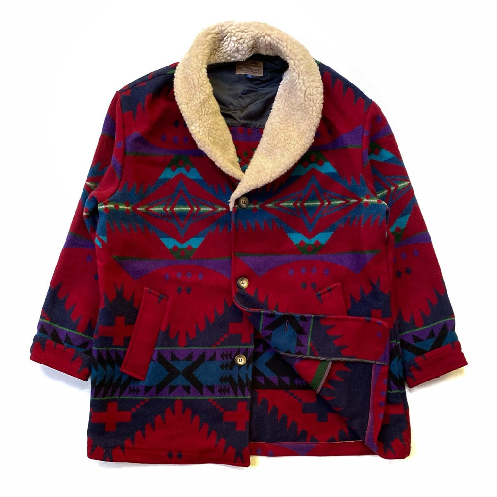 Vintage Pendleton Western Wear Wool Blanket Cloak Shaman Coat