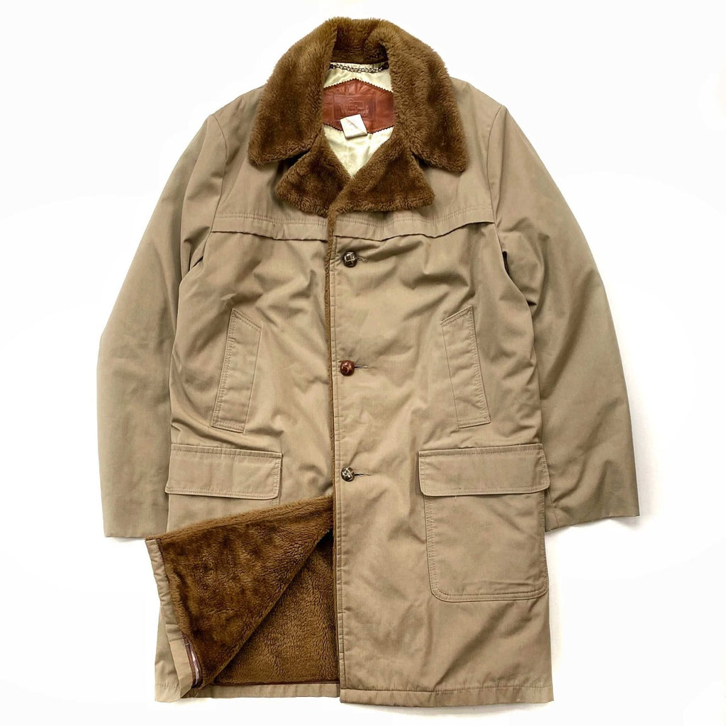 Vintage Woolrich Sherpa-Lined Trench Coat