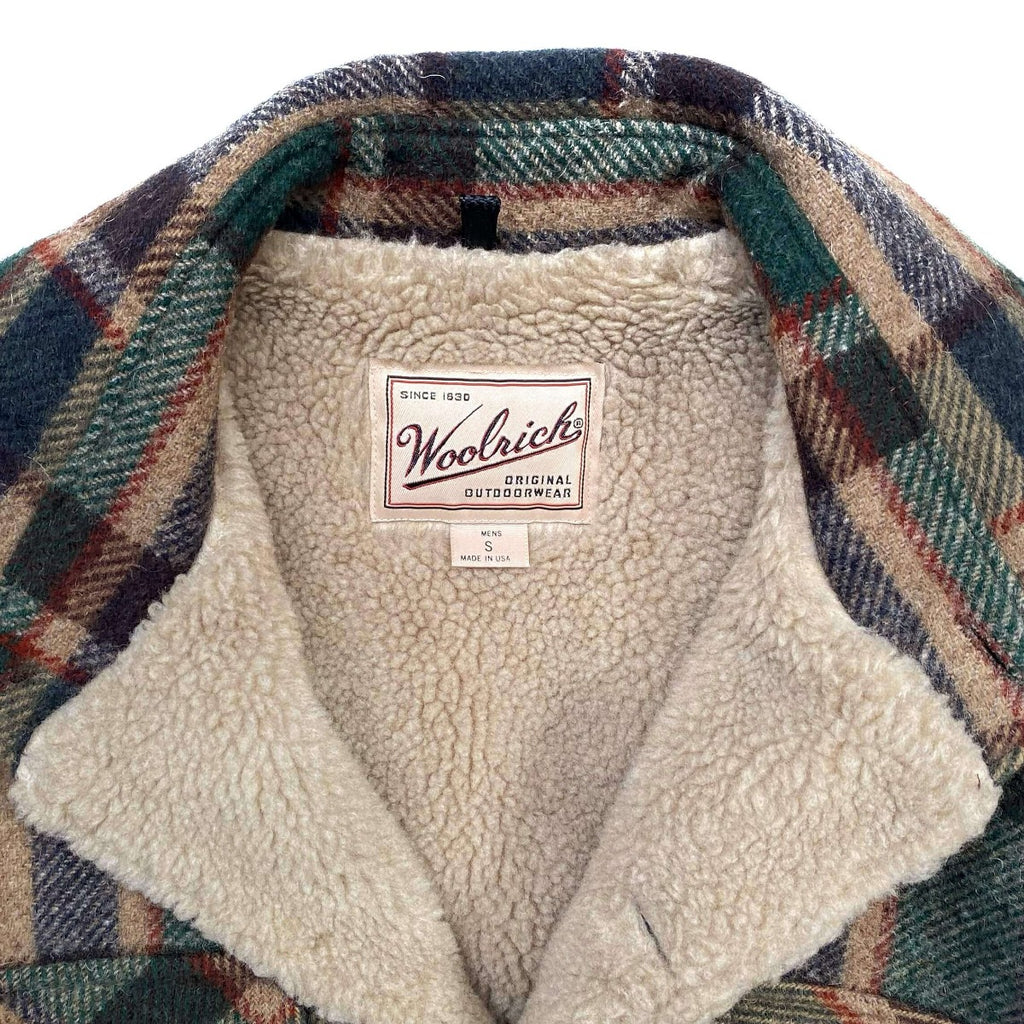 Vintage Woolrich Wool Sherpa-lined Car Coat