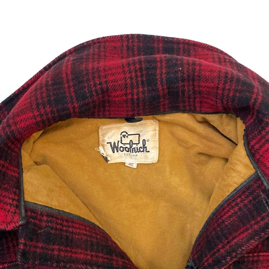 Vintage Woolrich Wool Mackinaw Cruiser Winter Coat