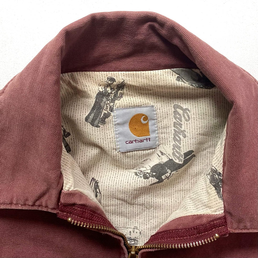 Vintage Carhartt Union Workers Print Detroit Jacket