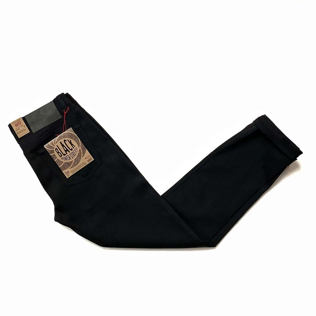 Naked and Famous Denim Black Power Stretch Weird Guy Jeans