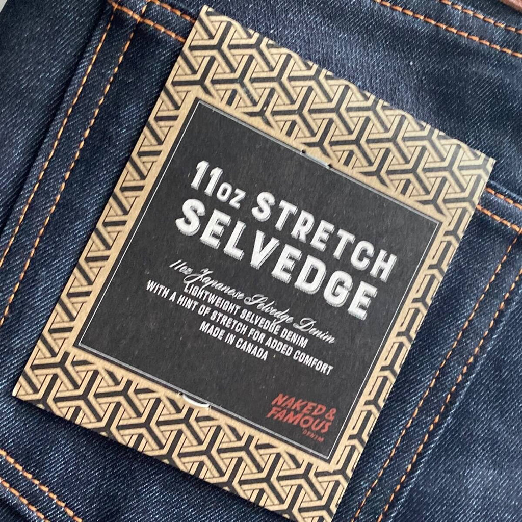 Naked and Famous Denim 11oz Stretch Selvedge Super Guy Jeans